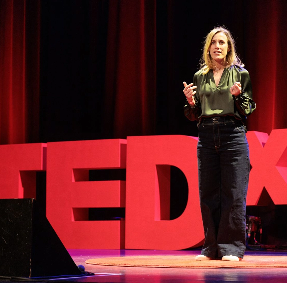 Susan Speaking at TEDx Brighton in 2025